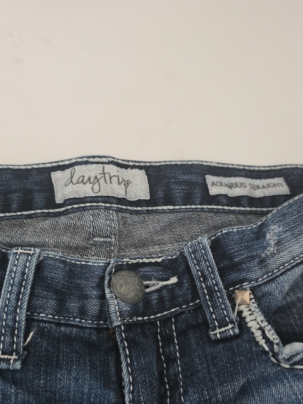 Daytrip Women's Dark Blue Aquarius Straight Jeans